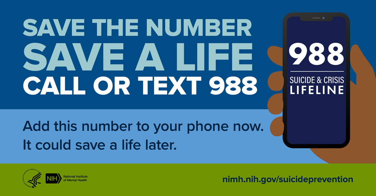 2024-crisisline-x Suicide Prevention - text or call 988